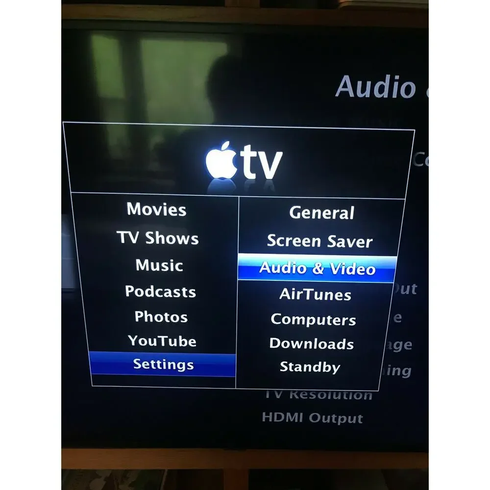 Apple TV (1st Generation) 160GB Media Streamer - A1218 No Remote No Plug WORKS